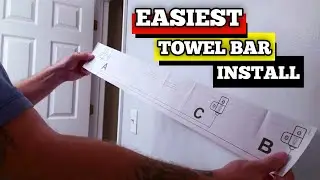 HOW TO INSTALL A PFISTER TOWEL BAR WITH CLICK LOCK!