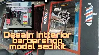 Desain barbershop sederhana dan simpel  👍🏻
