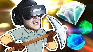 ДОБЫВАЕМ ЗОЛОТО И АЛМАЗЫ В ВР! - Cave Digger VR // Windows Mixed Reality