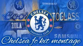Vintage Chelsea FC - A montage of classic and retro kits