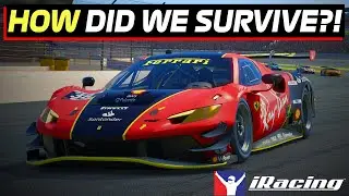 The Most CHAOTIC Race You'll See Today! iRacing IMSA @ Indianapolis Road Course