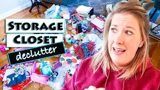 Storage Closet Declutter & Organization | My Konmari Journey