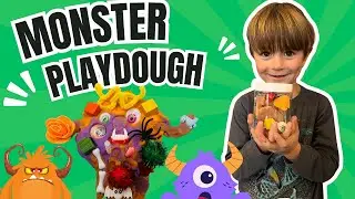 Monster Playdough Jar Opening by Oskar
