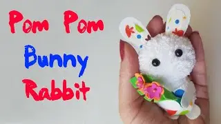 How to Make Pom Pom Bunny 🐰 Pom Pom Maker Tutorial 🐰