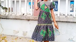 The Making of Children Carribean Dress Using a Basic Bodice from Our Kiddies Sew Hub Program