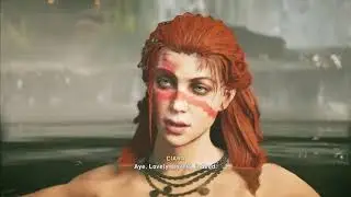 Eivor and Ciara romance scene Assassin's Creed Valhalla Wrath of the Druids