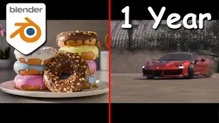 My One Year Blender Progression