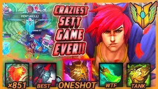 Wild Rift: CRAZIEST SETT GAME 😱 Super Fed Sett! 🔥 (Pentakill!?)