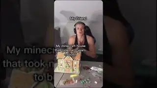 Minecraft base vs your friend #minecraft #memes