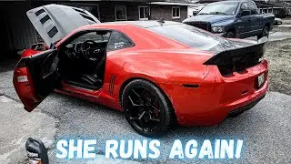 2010 Camaro SS First Start | Radiator Hose Blew Off