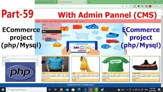 ecommerce website in PHP Part 59 | Main Website Fetching Products From Database
