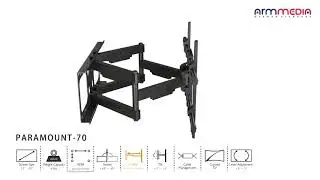 Кронштейн ARM MEDIA PARAMOUNT 70 BLACK