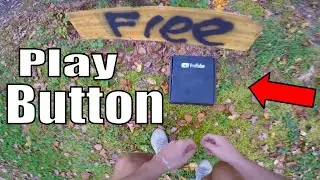 Found A Free Silver Youtube Play Button