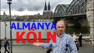 Almanya köln Dom katedrali ve Ren Nehri