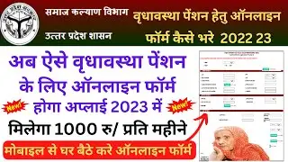 vridhavastha pension online kaise kare 2023, old age pension form online | sath sala pension