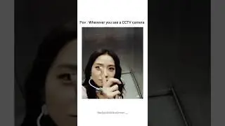 Blackpink funny dance catch on cctv camera  