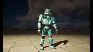 Simple Robot low-poly stylised