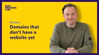 Domains that don't have a website yet