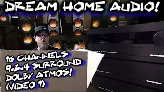 My Over the Top Home Audio 9.2.4 Dolby Atmos DTS:X Surround Sound Audiocontrol Maestro X9 + G4 Amps