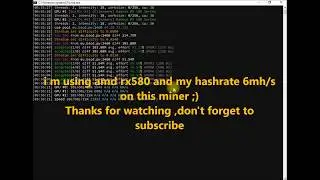 AMD SUQA Wildrig Miner 6mh/s Hashrate !