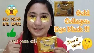 Crystal Collagen Gold Powder Eye Mask Ft. Rosotena Review and Demo I Euanne Hyuna