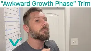 Trimming A Beard During The 