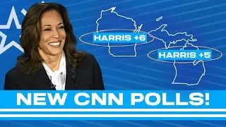 NEW CNN Polls Show GOOD SIGNS for Kamala Harris in the Rust Belt