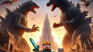 Minecraft movie trailer: Godzilla vs Monsters