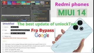 Bypass Frp Redmi 13, 13c, Xiaomi Poco C65, etc. Xiaomi Poco C65 for MIUI 13/14 with costom DA option