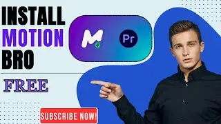 Premiere Pro Plugin Motion Bro Free Install & SetUp | Free | TAZRIAN