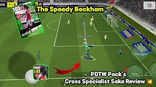 101 Rated Cross Specialist Saka Review 🥵 • POTW Saka's Card is overpowered 💥