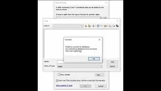 How to fix The Failed to Connect to Database An underlying database error occurred Class not registe