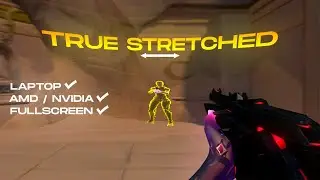 How to get TRUE Stretched Res on VALORANT ( Laptop + all GPU )