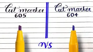 Cut marker 604 vs 605 | Which marker you should use in Exams | By Azzan Arts   