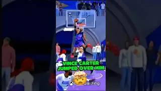 Vince Carter Jumps Over Guy 🤯 Vince Carter Olympic Dunk in 2K25 #2k25 #posterdunk #vincecarter