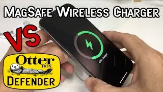 Apple iPhone 12 pro MagSafe Wireless Charger VS Otterbox Defender Pro