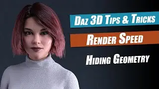Daz 3D Hiding Geometry For Faster Render Times
