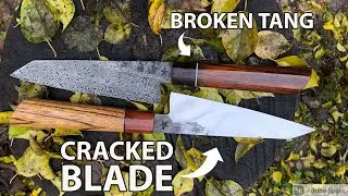 From Trash to Treasure | Making Kitchen Knives Out Of Broken Blades
