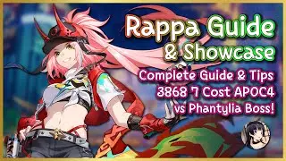 Rappa Guide, Tip & Tricks and Showcase! | 0 Cycles APOC4 3868 Score Phantylia boss!