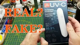 Dollar store UV-C wand. Real or fake?
