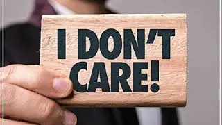 THE SUBTLE ART OF NOT CARING!