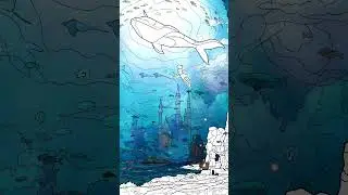 Замок под водой