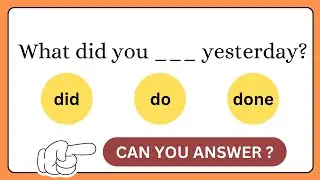 English Grammar Quiz | DO, DOES, DID, DOES NOT, DO NOT | Can you pass this quiz ?