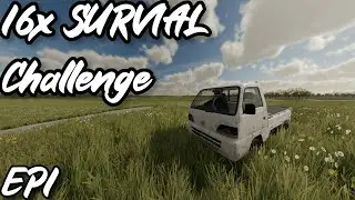 STARTING WITH $0 IN THE BIGGEST MAP IN FS22 | Survival Challenge | Farming Simulator 22 - EP 1