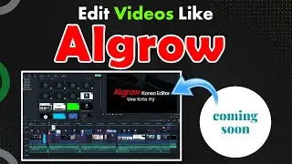 How to edit video like Algrow | @Algrow video editing | Algrow konsa software use krta hy