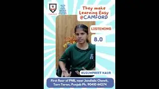 Students' review  @Camsted  congratulates Kusumpreet Kaur for getting  7.0 band score in IELTS.