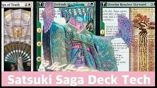 Satsuki Living Lore Saga Deck Tech | Kamigawa Neon Dynasty | EDH Commander