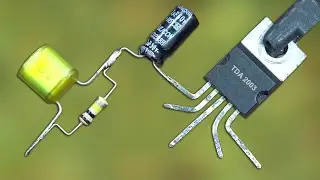 12v Audio Amplifier Circuit Using TDA 2003 - Powerful Amplifier