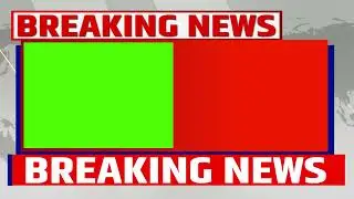 NEW Breaking News Green Screen Template 2025 | Free Download | No Copyright News Frame