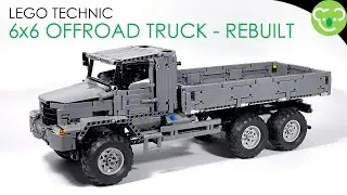 6x6 Offroad Truck Rebuilt - LEGO Technic MOC